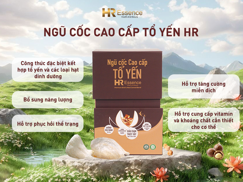 Ngũ cốc cao cấp tổ yến HR - Dinh dưỡng từ thiên nhiên