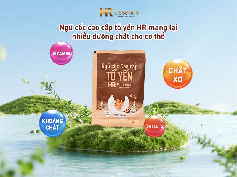 Ngũ cốc cao cấp tổ yến HR - Dinh dưỡng từ thiên nhiên