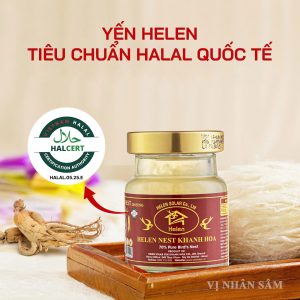 Yến Chưng Nhân Sâm (70% Yến) set 10 hũ 75ml