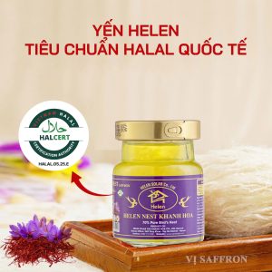 Yến Chưng Saffron (70% Yến) set 10 hũ 75ml