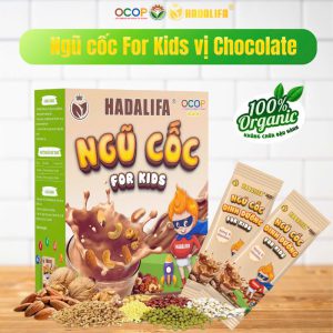 Ngũ cốc Hadalifa For Kids vị Chocolate (25g/gói, 22 gói/hộp)